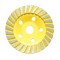 Disc diamantat, cu segmente, pentru slefuire granit, beton, piatra, tip cupa, 125 x 22.23 mm