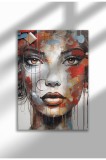 mxm_graffiti_5|Street Art Poster, Vibrant Graffiti Portrait, Frameless Modern Canvas, Urban Vibe 2025 | A4 (21 x 29.7 cm) - mxm_graffiti_5