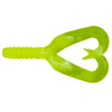 Twister Mann&#039;s Twintail, Chartreuse, 4cm, 8buc