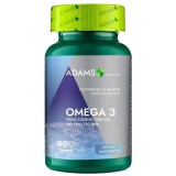 Omega 3 1000mg 90cps gelatinoase moi, Adams Vision