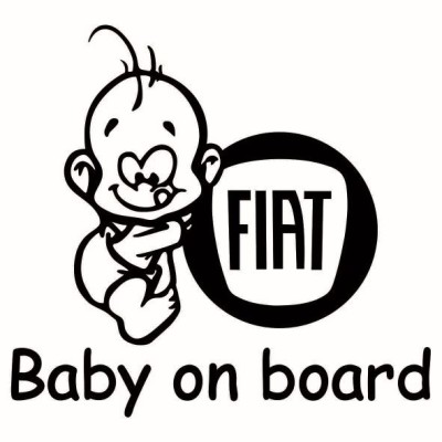 Baby on board Fiat foto