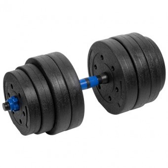 Gantere reglabile cu conector 2 x 20 kg rebel active