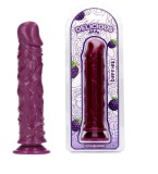 Dildo Realist Parfumat Jim, Aroma Mure, PVC, Mov, 20 cm