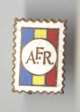 Insigna AFR - ASOCIATIA FILATELISTILOR DIN ROMANIA