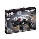 Cumpara ieftin Set constructie Monster Truck argintiu 232 piese, Open Brick Source