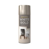 Vopsea Spray Metalizata Alb-Auriu Perlat 400ml, Rust-Oleum