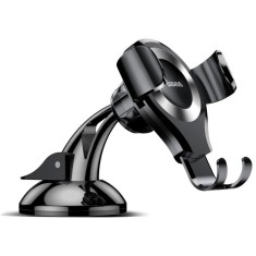 SUPORT AUTO Baseus Osculum pt. SmartPhone, fixare parbriz sau bord prin ventuza, negru &amp;quot;SUYL-XP01&amp;quot; - 6953156268760 foto