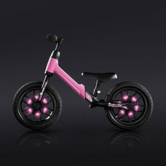 Bicicleta fara pedale Balance bike QPlay Spark Roz