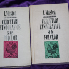 Ion Muslea - Cercetari etnografice si de folclor vol 1-2