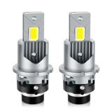 Cumpara ieftin Set de 2 becuri D2S/D2R conversie la LED pentru faruri Canbus 5000LM 35w 6000K Plug&amp;Play 12V-24V