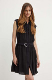 Dkny rochie culoarea negru, mini, oversize, DD4A1538