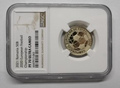 50 BANI 2021 PF70UC . CAMPIONATUL EUROPEAN DE FOTBAL. TOP POP .