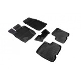 Covorase Cauciuc Premium Stil Tavita Dacia Duster 2009-2013, Fara Miros, Negru Carbon, Acoperire Integrala