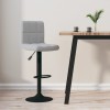 VidaXL Scaun de bar, gri deschis, catifea 334294
