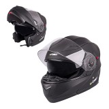 Casca Moto Flip-Up W-TEC Pezzon, XS (53-54), Negru Mat