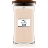 Woodwick White Honey lum&acirc;nare parfumată cu fitil din lemn 609.5 g