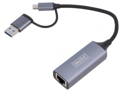 Adaptor USB la Ethernet Rapid USB 3.1 Gri 0,15m foto