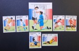 Cambodgia 1996 - Seria Completă + Coliță &bdquo;Campionatul Mondial de Fotbal Franța '98 / Faze de Joc și Portari&rdquo; Ștampilat - Cod: -SW13