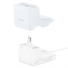 Stand incarcare Spigen Apple AirPods S313 White foto