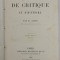 ESSAIS DE CRITIQUE ET D &#039; HISTOIRE par H. TAINE , 1892