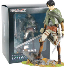 Figurina Attack on Titan Levi Ackerman Anime 19 cm foto