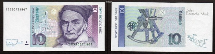 GERMANIA 1993 10 DM, Mark