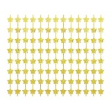 Perdea decorativa din folie B&amp;C, auriu, 100 x 200 cm