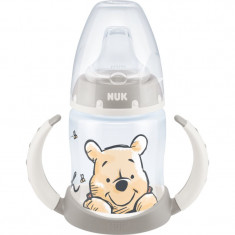 NUK First Choice + Winnie The Pooh biberon pentru sugari cu controlul temperaturii 6-18 m 150 ml