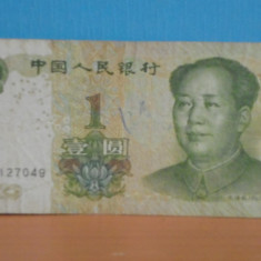 CHINA - 1999 - 1 YUAN - VF .