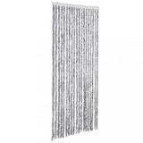 Cumpara ieftin Perdea pentru insecte, alb si gri, 56x185 cm, Chenille