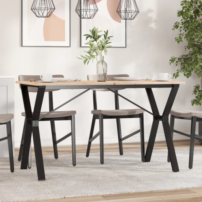 vidaXL Picioare masă de sufragerie Y-Frame 120x60x73 cm Oţel 357934