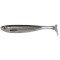 Shad Live Target Slow Roll Mullet Paddle Tail, Silver / Black, 12.5cm, 4buc/pac