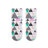 Șosete poliamidă cu model geometric, Fantasy 050 - Multicolor, 36-39 (23-25)