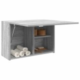Gossi dulap perete baie, gri sonoma, 60x25x40 cm, lemn prelucrat