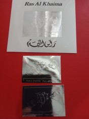 RAS AL KHAIMA, APOLLO 13 - MNH SILVER PERF./IMPERF. foto