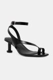 Alohas sandale de piele Miquela culoarea negru, S100792-01