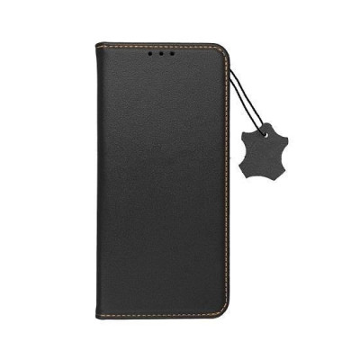 Husa Flip Piele Naturala Compatibila cu Samsung Galaxy A32 5G - Forcell Smart Pro Negru foto