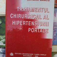 Tratamentul chirurgical al hipertensiunii portale- Serban Bancu