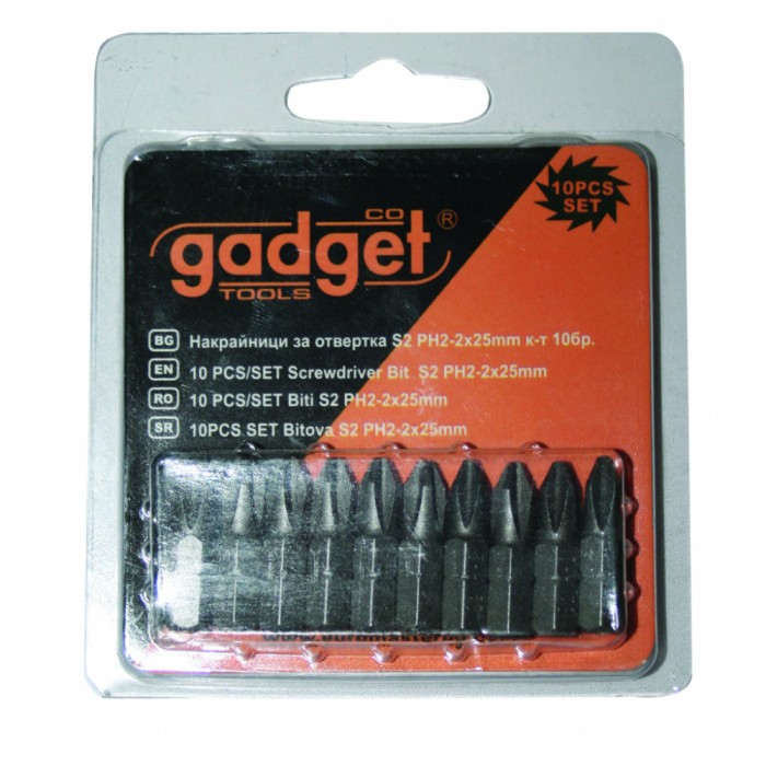 10pcs/Set biti S2 PH-2x25mm GD HardWork ToolsRange