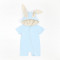 Salopeta bleu pentru baietei - Bunny (Marime Disponibila: 9-12 luni (Marimea 20