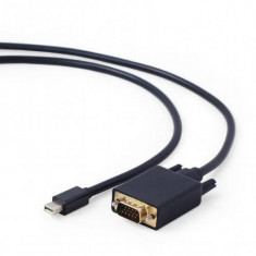 Cablu Gembird DisplayPort Male - VGA Male 1.8m Black foto
