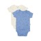 Set 2 body-uri Printed, BabyCosy, 50% modal+50% bumbac, Ecru/Lavanda (Marime: 12-18 Luni)