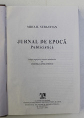 JURNAL DE EPOCA de MIHAIL SEBASTIAN , 2002 foto