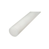 Bara poliamida, polioximetilena-poliacetal POM alba 1000x50mm 2.88 KG