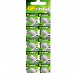 Baterie GP Batteries, butoni (AG12/LR43) 1.5V alcalina, blister 10 buc.