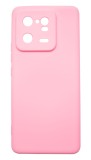 Husa de protectie din silicon pentru Xiaomi 13 Pro, SoftTouch, interior microfibra, Roz