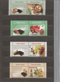 ROMANIA 2016 LP 2128 a TRAIESTE SANATOS ALIMENTELE BIBLIEI SERIE CU VINIETA MNH NESTAMPILATA, Nestampilat