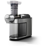 Storcator de fructe si legume HR1949/20, functie macinare, 200 W, 1l, 300 rpm, Argintiu