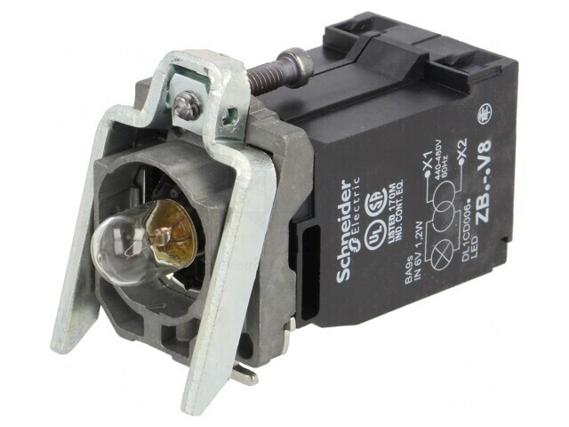 Lumină de Control 22mm Harmony XB4 BA9S ZB4BV8