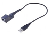 Adaptor USB/AUX Mitsubishi Jack 3,5mm 4pin USB A